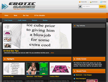 Tablet Screenshot of eroticgames.com